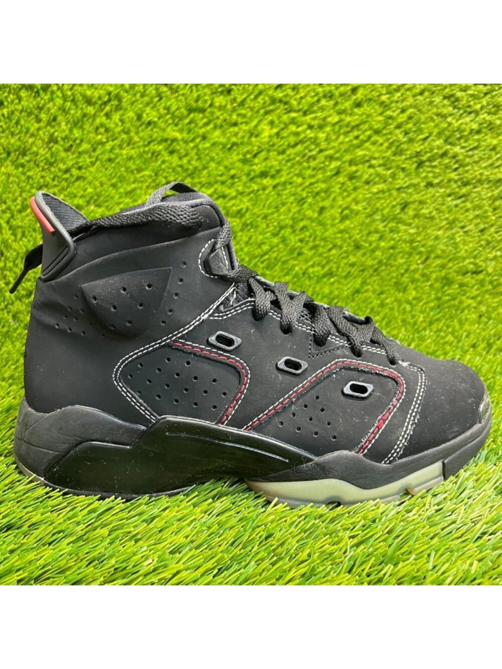 Nike Air Jordan 6‎ 17 23 Boys Size 6.5Y Black Athletic Basketball Shoes Sneakers